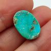 Oval turquoise stone